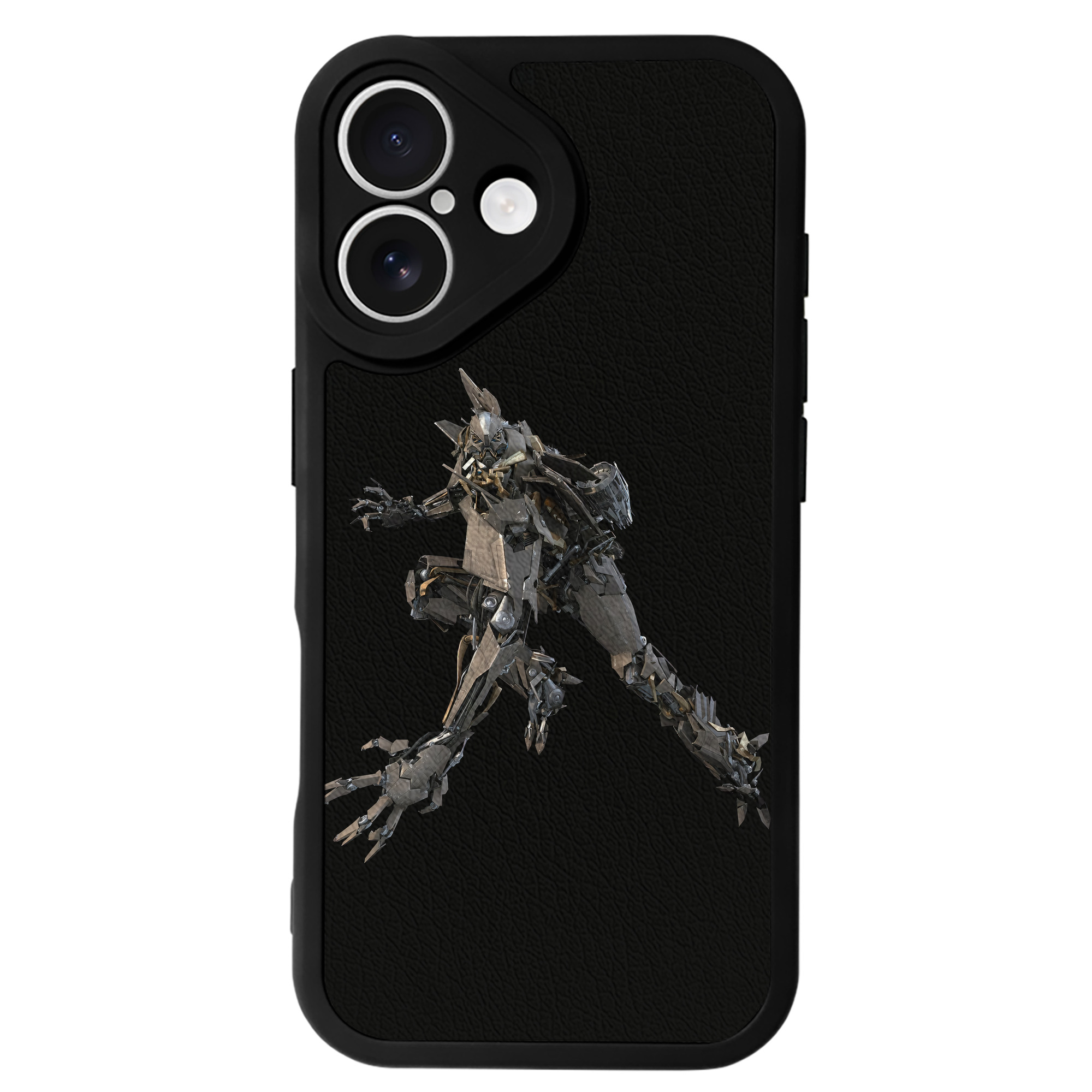（画像用） Transformers トランスフォーマー 【iPhone 16シリーズ対応】シリコンスマホケース（レザー調） 材質：シリコン